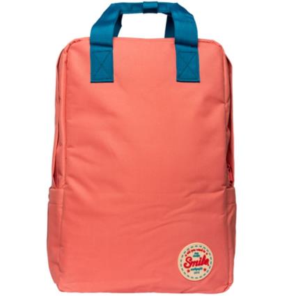 Mochila p/ Portátil Até 15,6 (Coral/ Azul) - 