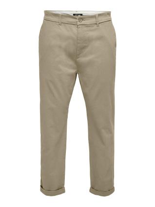 Only & Sons Calças chino 'Kent'  bege escuro