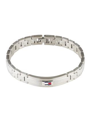 TOMMY HILFIGER Pulseira  navy / vermelho / prata
