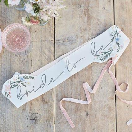 Faixa Bride To Be Boho