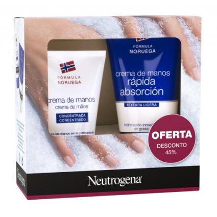 Fórmula Norueguesa Creme Mãos Textura Ligeira 75ml + OFERTA Creme Mãos Concentrado 50ml