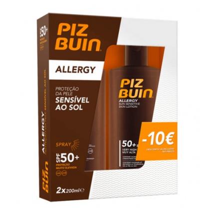 Allergy Spray Pele Sensível Ao Sol FPS50+ 2x200ml