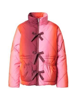 Hosbjerg Casaco meia-estação 'Hava Sunset'  rosa claro / vermelho vinho / vermelho-alaranjado