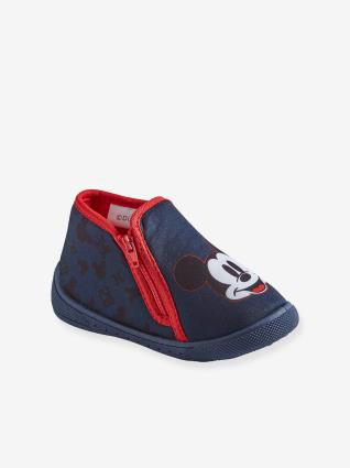 Pantufas com fecho Mickey® da Disney, para criança azul medio liso com motivo
