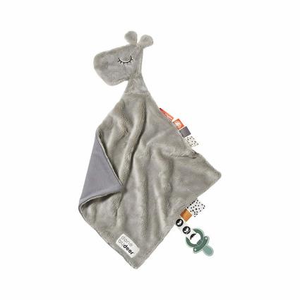 Boneco-doudou plano com clip para chupeta Raffi 4303055