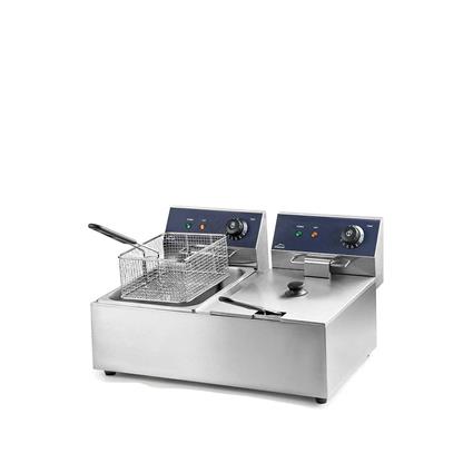Fritadeira Dupla Elétrica Profissional 2X6L 2X2500W