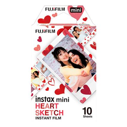 CARGA FUJIFILM INSTAX MINI HEART PK10