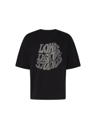 Low Lights Studios Camisa 'Rhine'  cinzento-prateado / preto