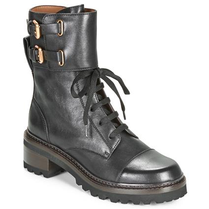 See by Chloé  Botins MALLORY  Preto Disponível em tamanho para senhora. 36,37,41.Mulher > Sapatos > Botins