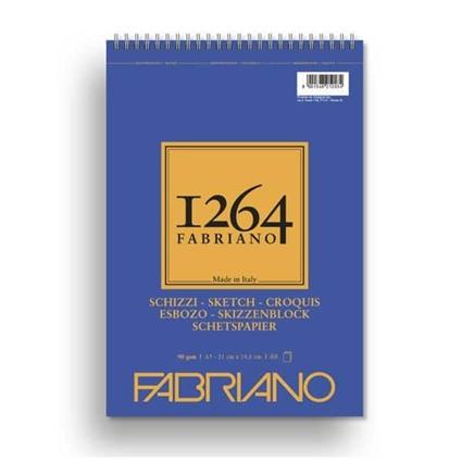 Fabriano - Caderno de Esboço: 90Gr, A5, 60 folhas