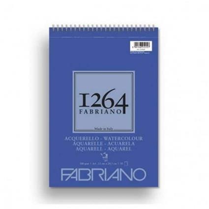 Fabriano - Bloco de Aguarela: 300Gr, A4, 30 folhas