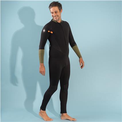FATO DE NEOPRENE 3/2 DE MARCHA AQUÁTICA HOMEM PRETO