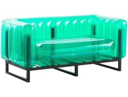 Sofá Yomi MOJOW (151 x 69,5 x 76,5 cm - TPU - Verde)