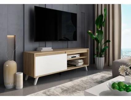 Móvel de TV AMBIHOME (140 x 50 x 40 m - Melamina - Castanho)
