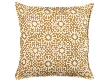 Almofada Decorativa BELIANI (45 x 45 cm - Algodão - Creme)