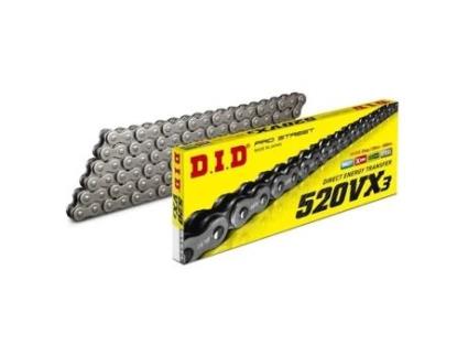 Corrente de Rolos de Motas D.I.D 520Vx3B&B X 120 Mail. Fj