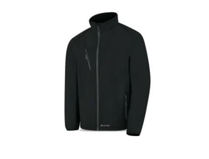 Chaqueta Softshell Triple Lamina Cuarzo Negro