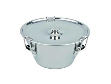 Flanero inoxidable con tapa 18 cm 3321