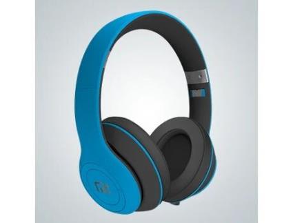 Auscultadores Bluetooth READY2MUSIC Rival (On Ear - Microfone - Azul)