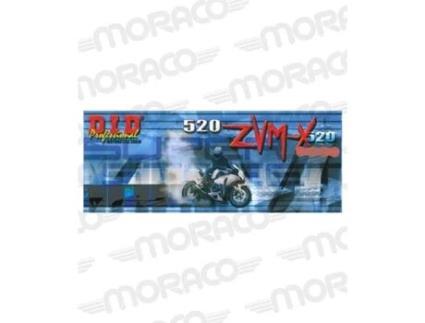 Corrente de Rolos de Motas D.I.D 520Zvm-Xg&G X 104 Mail. Zj