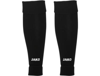 Meias sem Pés Unissexo JAKO Tube Preto para Futebol (Tamanho: 43/46)