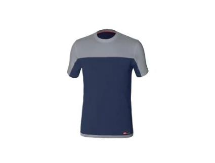 Camiseta Stretch Bicolor Azul-Gris