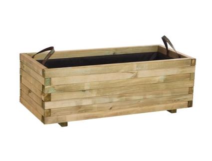 Jardinera De Madera Rectangular 141L Baroque FOREST
