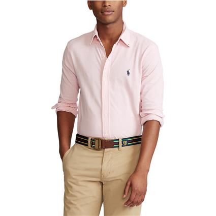 Polo Ralph Lauren Camisa direita em algodão piqué