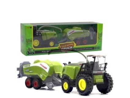 1:42 Simulation Alloy Car Harvester Spray Car Agricultural Vehicles Sliding Alloy Car Model Multiple Combinations Kids Toys
