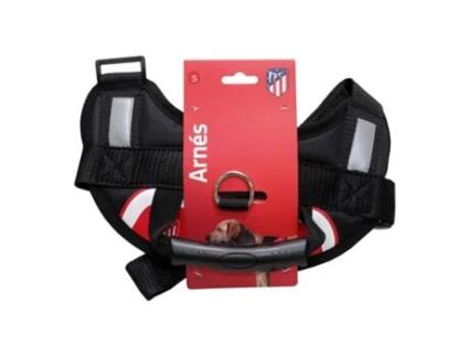 Arnês Reforçado para Cães Atlético Madrid Vermelho L