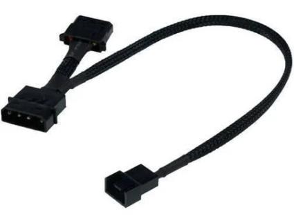 Cabo de Alimentação PHOBYA (Molex - 30 cm - Preto)