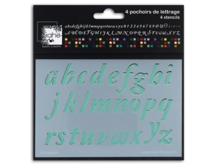 Estênceis Alfabeto Nougatine 21x30 cm Toga