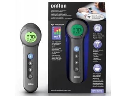 Termómetro Preto sem Contacto Bnt400 BRAUN