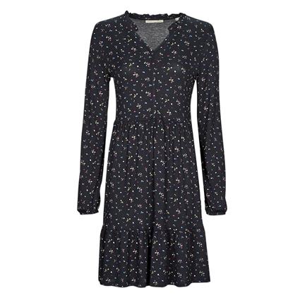 Esprit  Vestidos curtos CVE AOP crepe  Preto Disponível em tamanho para senhora. EU S,EU M,EU L,EU XL.Mulher > Roupas > Vestidos