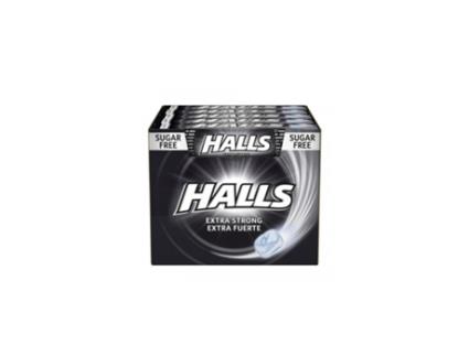 Halls Black Extra Strong 32 G Pack 20 X 32 G