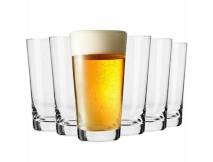 Copos KROSGLASS Pure (Vidro - Transparente - 8,8 x 16)
