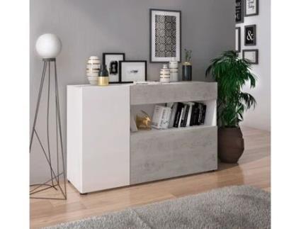 Aparador AMBIHOME (130 x 83 x 41 m - Melamina - Branco)
