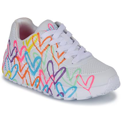 Skechers  Sapatilhas UNO LITE  Branco Disponível em tamanho para rapariga. 36,37,38,39,34,35.Criança > Menina > Sapatos > Tenis