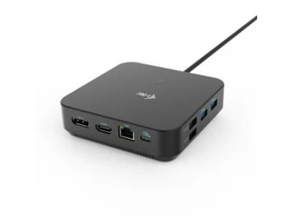 Dock Station I-TEC > Base & Duplicador de Portas com Fios USB 3.2 GEN 1 (3.1 GEN 1) TYPE-C Preto - C31TRIPLE4KDOCKPDPRO