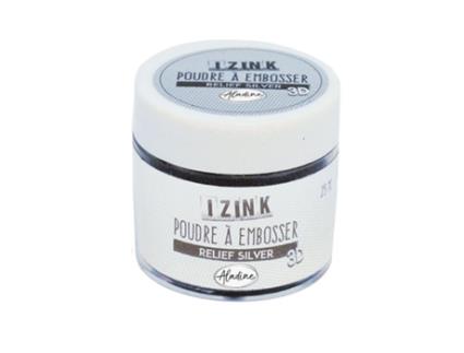 Polvo de estampación plata - 25 ml