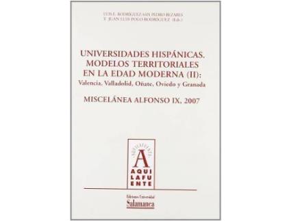 Livro Universidades Hispanicas de Luis E. Rodriguez-San Pedro Bezares (Inglês)