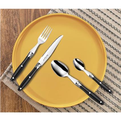 Lou Laguiole Conjunto de talheres 24 pcs Comptoir preto
