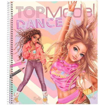 Top Model Livro para Colorir de Dance