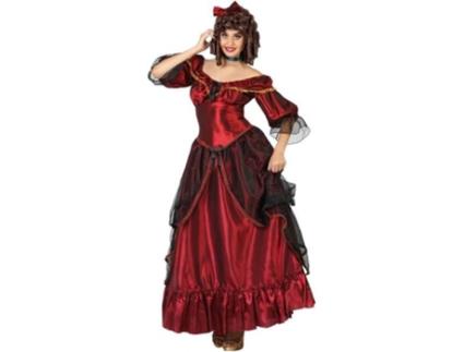 Fantasia para Adultos Dama sulista Vermelho - XS/S