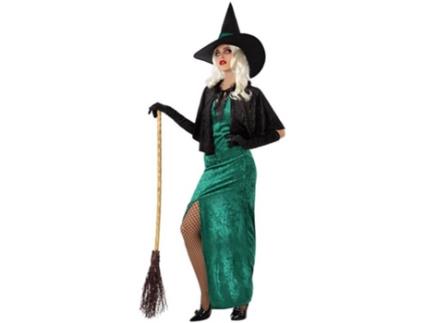 Fantasia para Adultos Bruxa Verde - XS/S