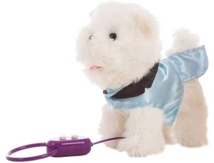 Peluche Interativo  Cão com Movimento e Som (22 cm - Azul)