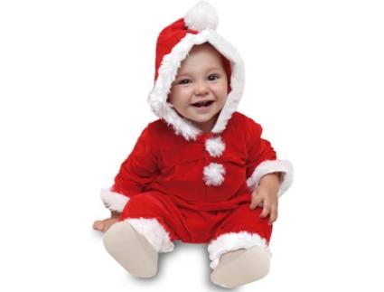 Fato de Bebé  Pai Natal (Tam: 6 a 12 meses)