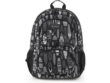 Mochila  Hawai (Preto - 46 x 34 x 20 cm)
