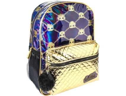 Mochila Escolar  Dourado