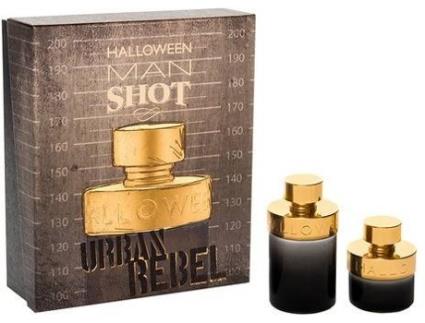 Coffret  Homem Baleado Porta Halloween 125 ml Spray 50 ml Edt +